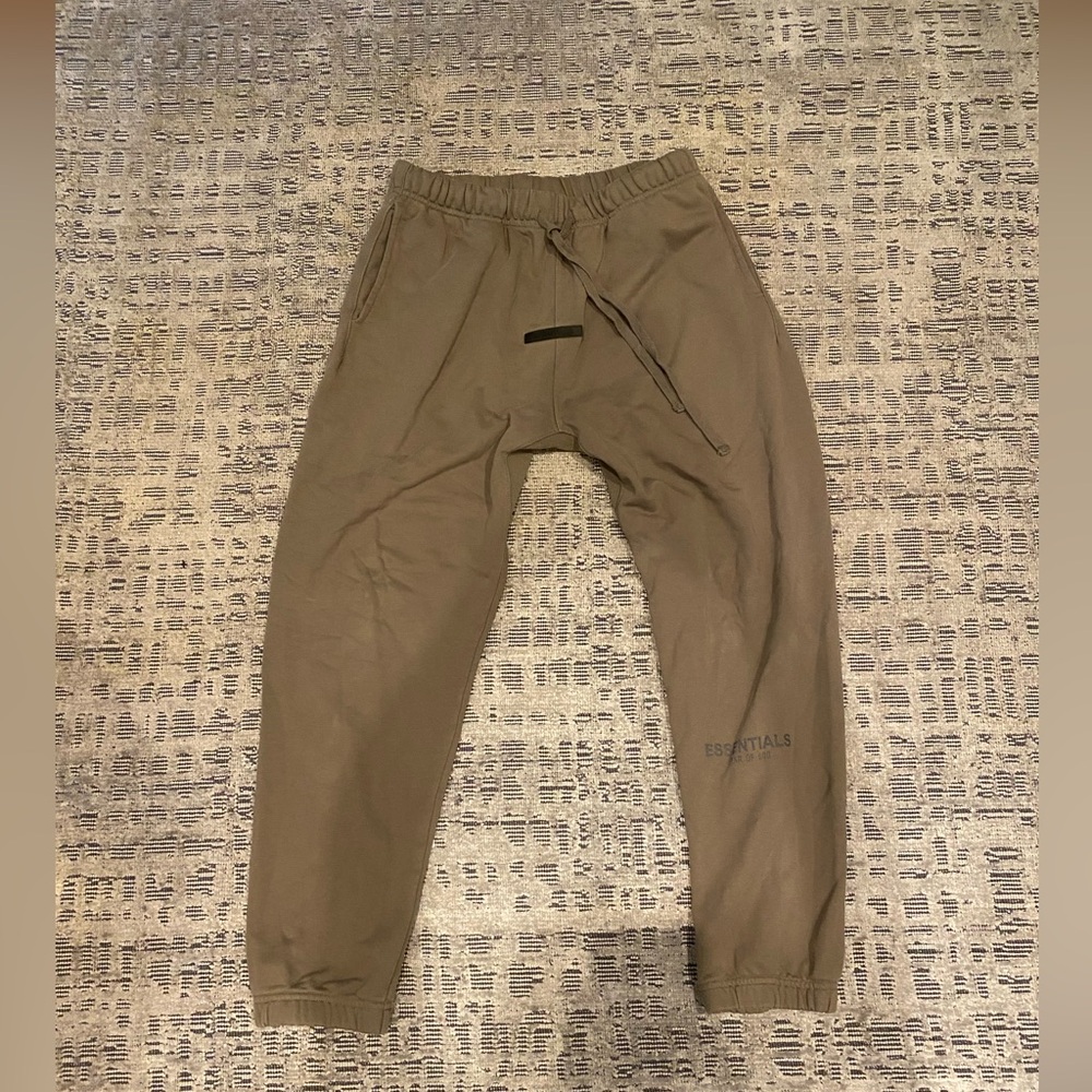 COPY - Green/brown essentials pants mens not authentic